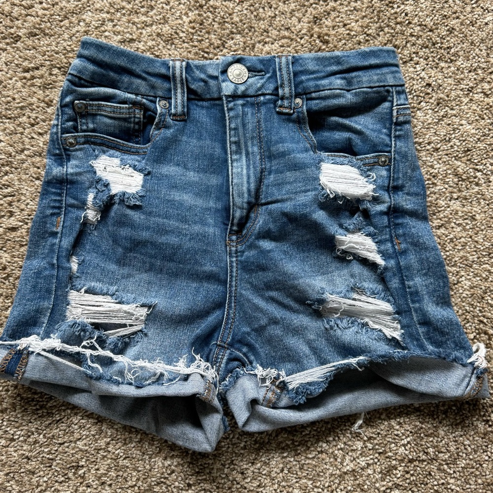 American Eagle Stretchy Jean Shorts
